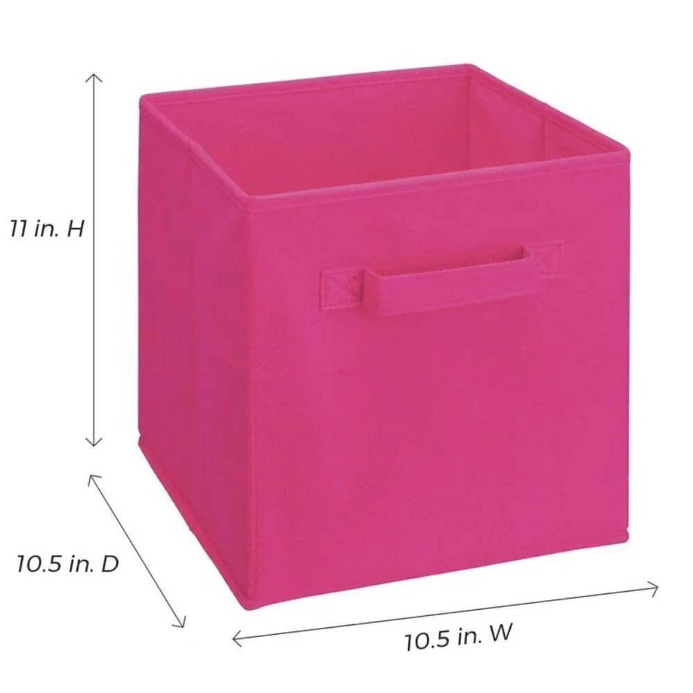 🌺 Cubeicals Closetmaid Fuschia Fabric Drawer 2 Count